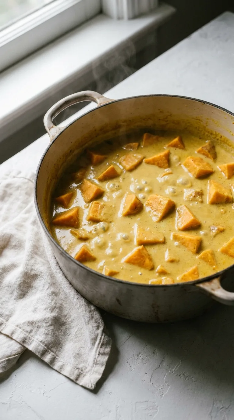 Chicken and Sweet Potato Yellow Curry: Indian Coconut Stew – step 6: Verify and serve
