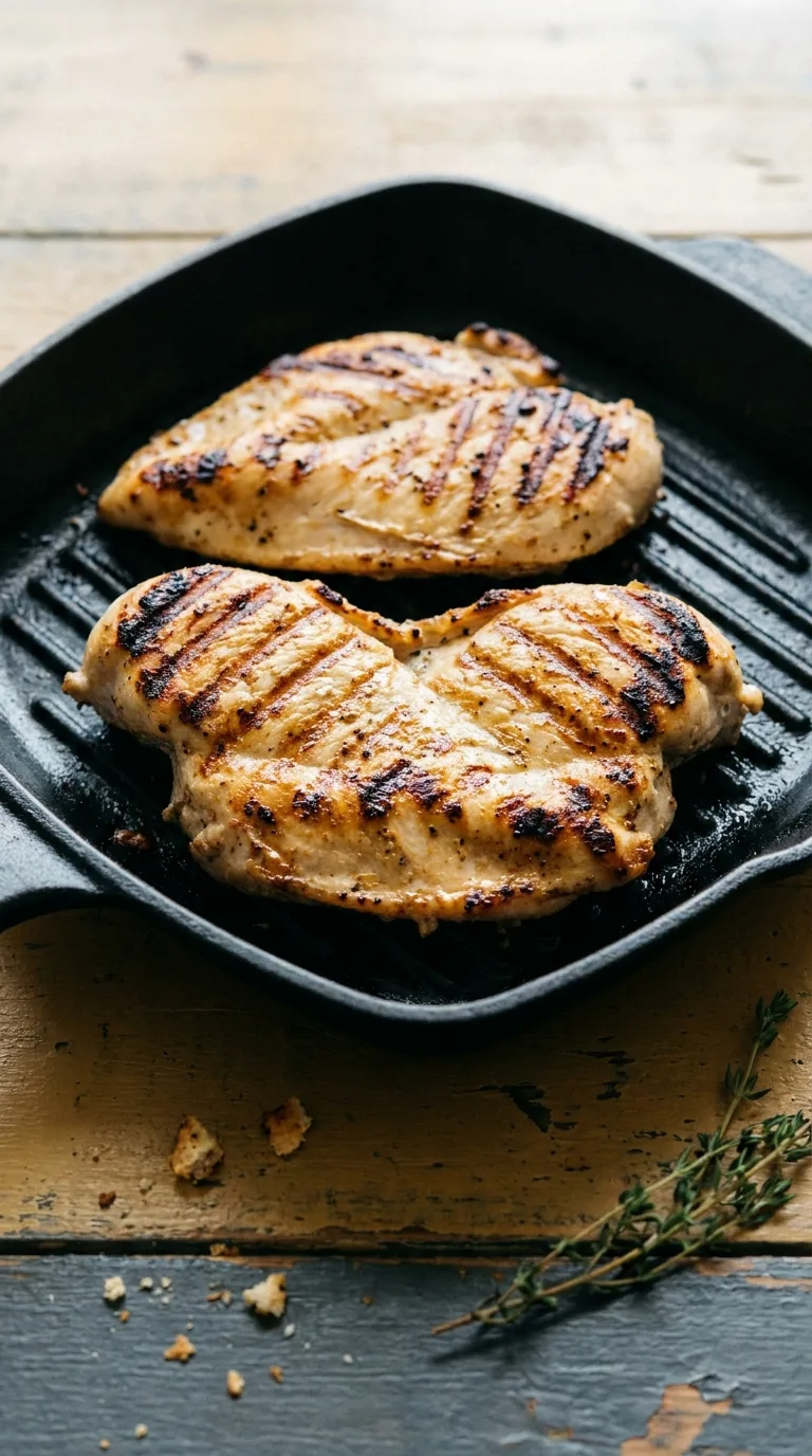 Chicken and Apple Kale Wraps: Mediterranean Whole-grain Wraps – step 3: Grill the meat