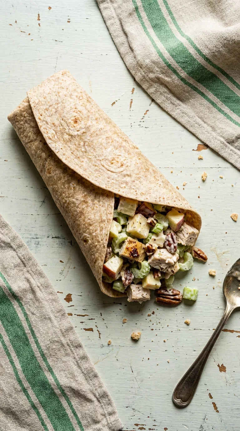 Chicken and Apple Kale Wraps: Mediterranean Whole-grain Wraps – step 8: Warm and wrap