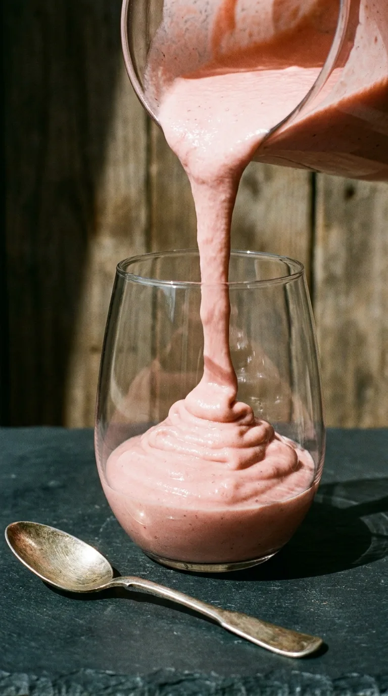 Strawberry Protein Smoothie: Nutritious American Drink – step 7: Pour and serve