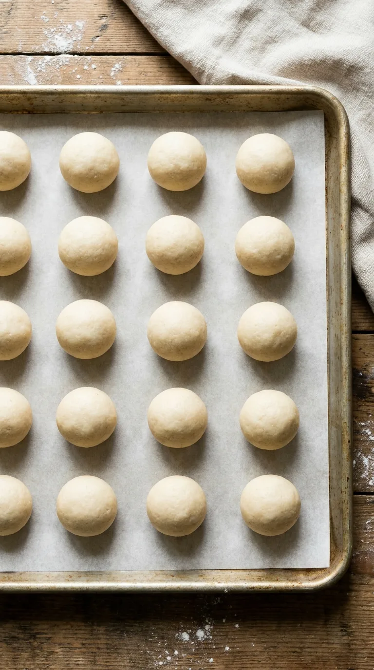 Chicken and Apple Meatballs: Baked Savoury Starters – step 3: Shape the balls
