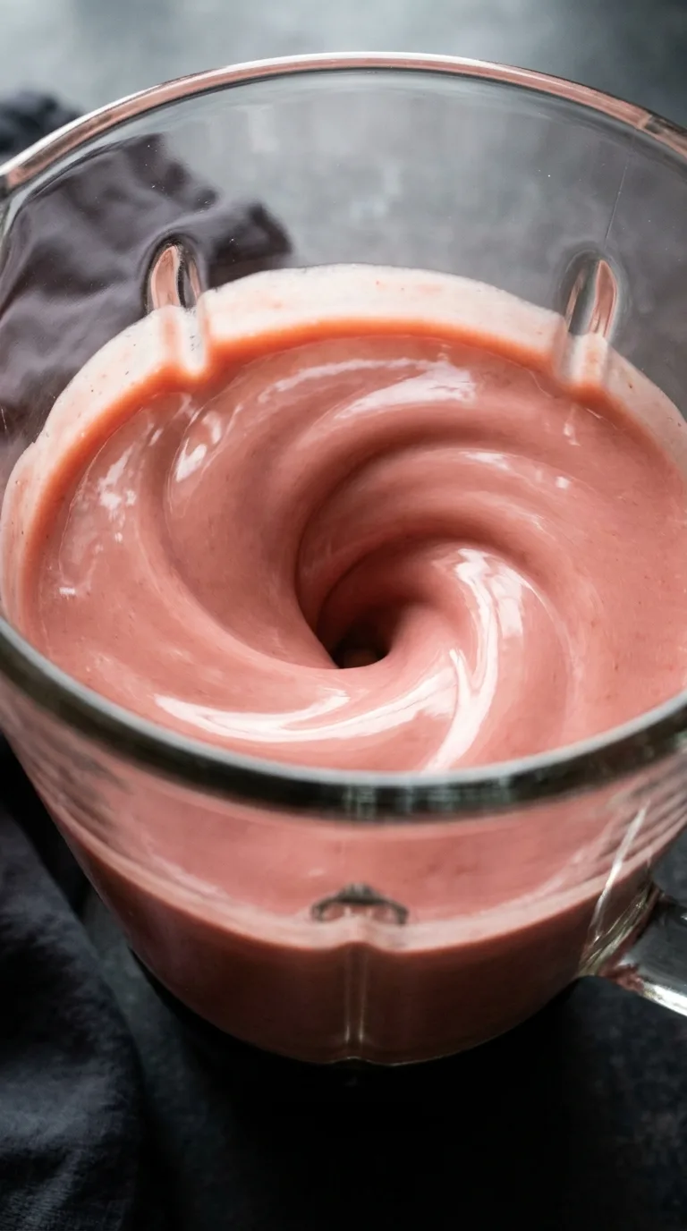 Strawberry Protein Smoothie: Nutritious American Drink – step 6: Blend until smooth