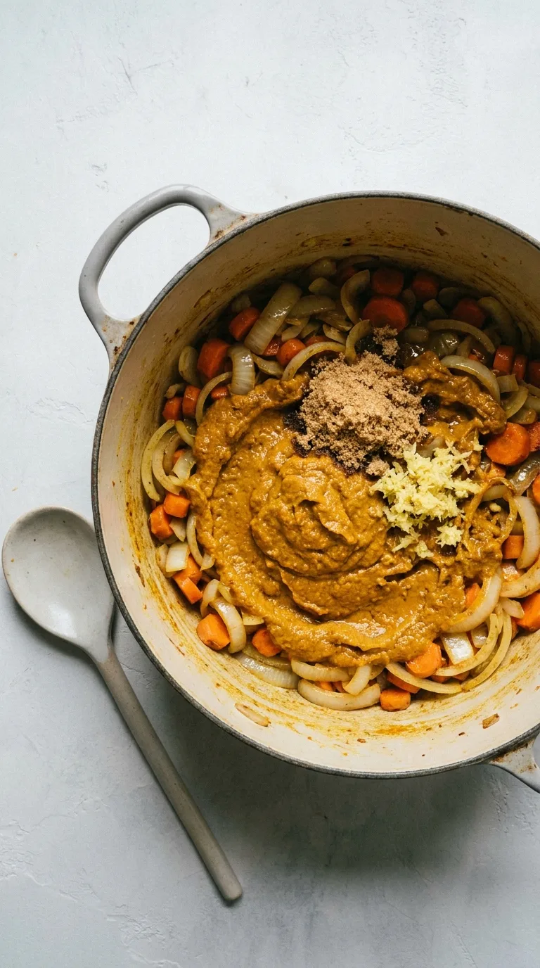 Chicken and Sweet Potato Yellow Curry: Indian Coconut Stew – step 5: Finish the sauce