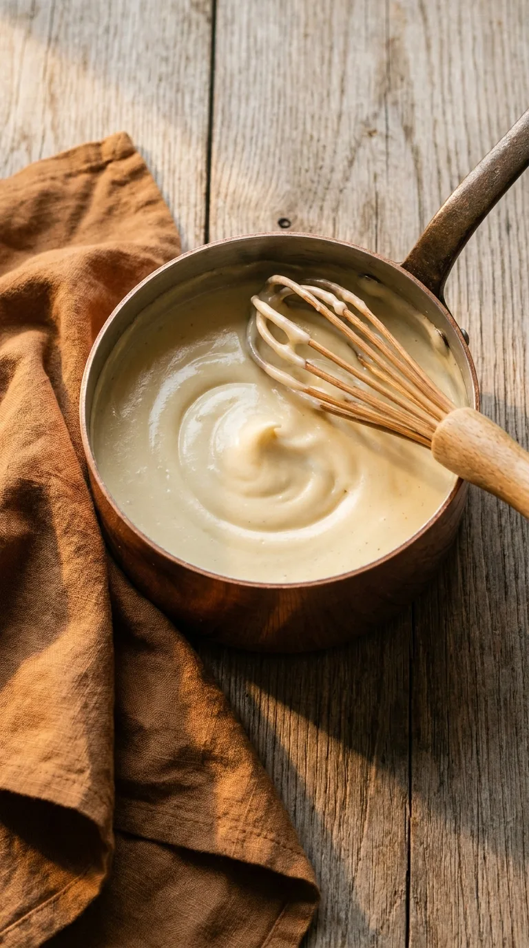 Chicken Alfredo Zucchini: Creamy Italian Pasta – step 4: Whisk the sauce