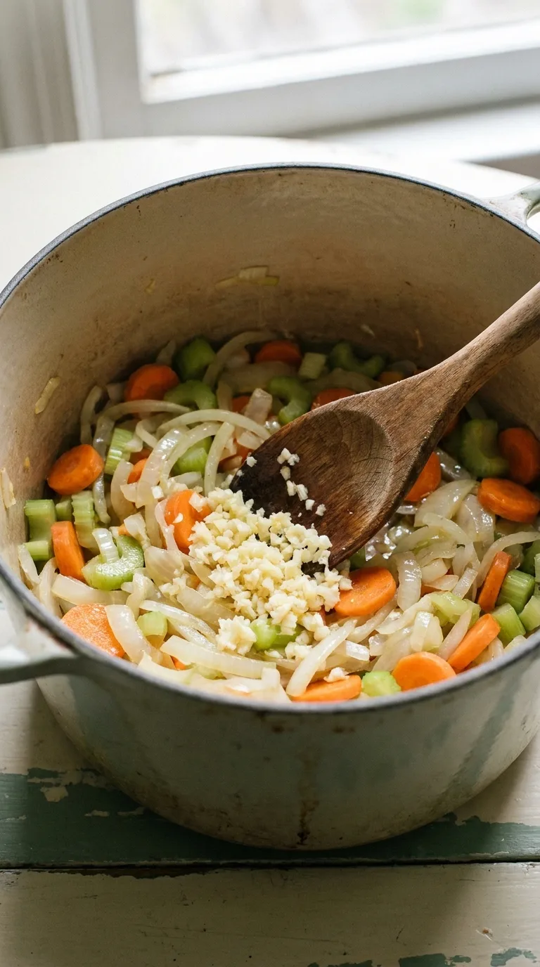 Mulligatawny: Chicken Apple Curry Soup – step 2: Cook the aromatics