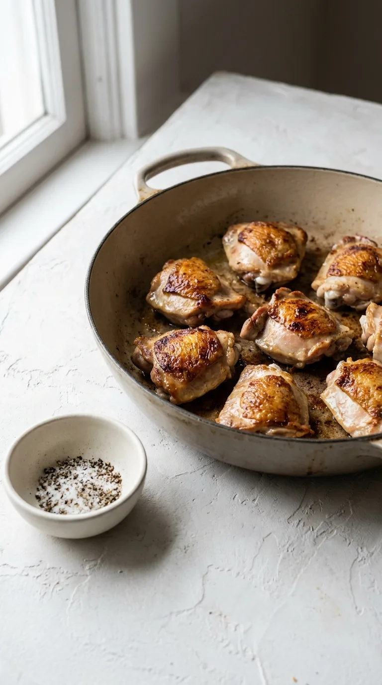 Hearty Chicken Apple Leek Soup: A Savoury Autumn Stew – step 2: Brown the chicken