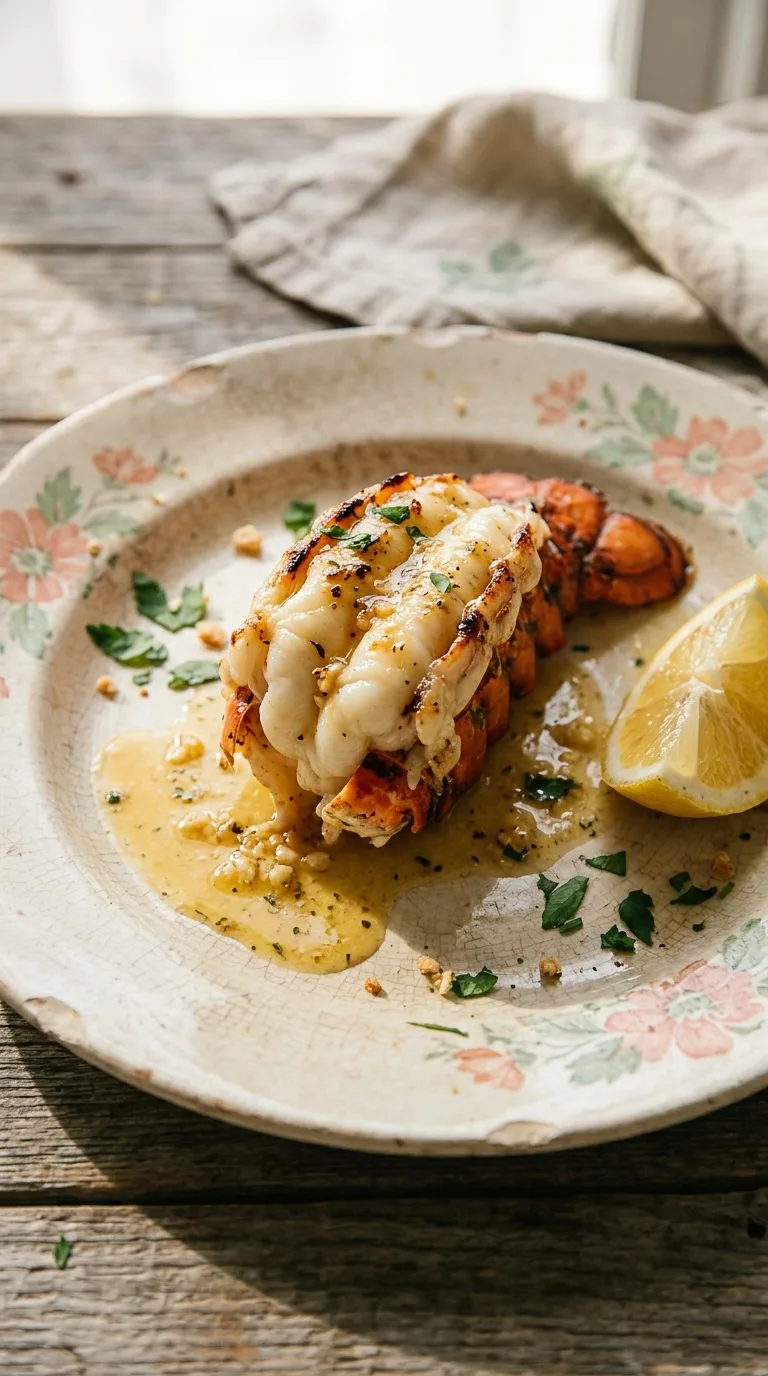 Broiled Lobster Tails: Butter-Garlic Seafood – step 6: Rest and garnish