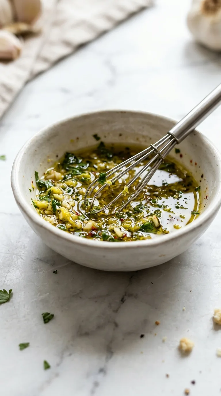 Broiled Shrimp: Mediterranean Lemon-Herb Seafood – step 2: Mix the marinade