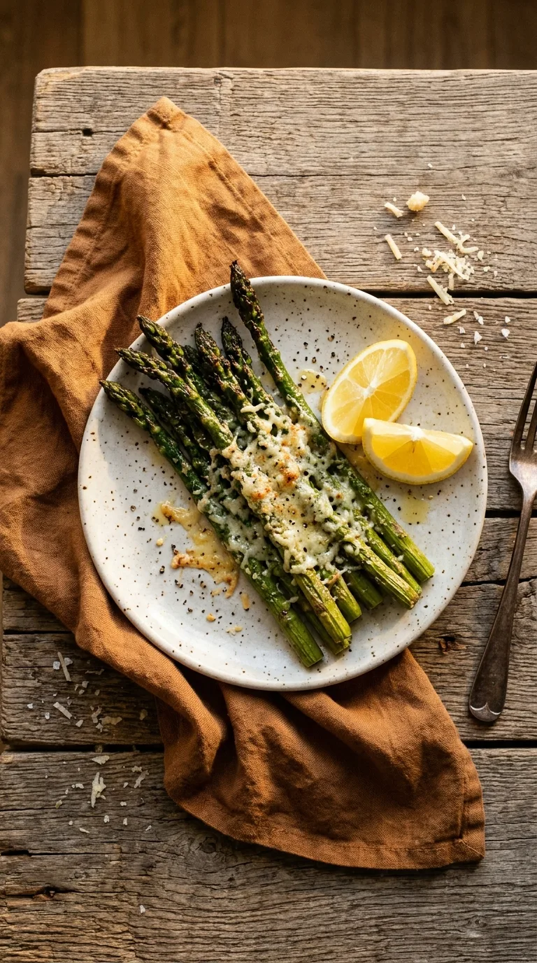 Broiled Asparagus: Lemon and Parmesan Side – step 7: Finish and Serve