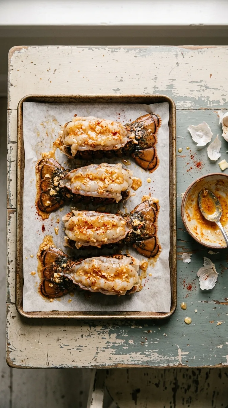 Broiled Lobster Tails: Butter-Garlic Seafood – step 4: Whisk the glaze