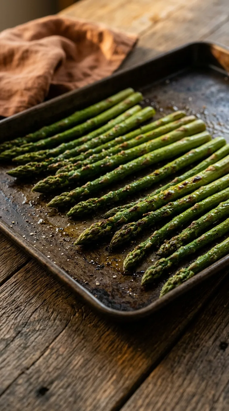 Broiled Asparagus: Lemon and Parmesan Side – step 5: Broil for Char