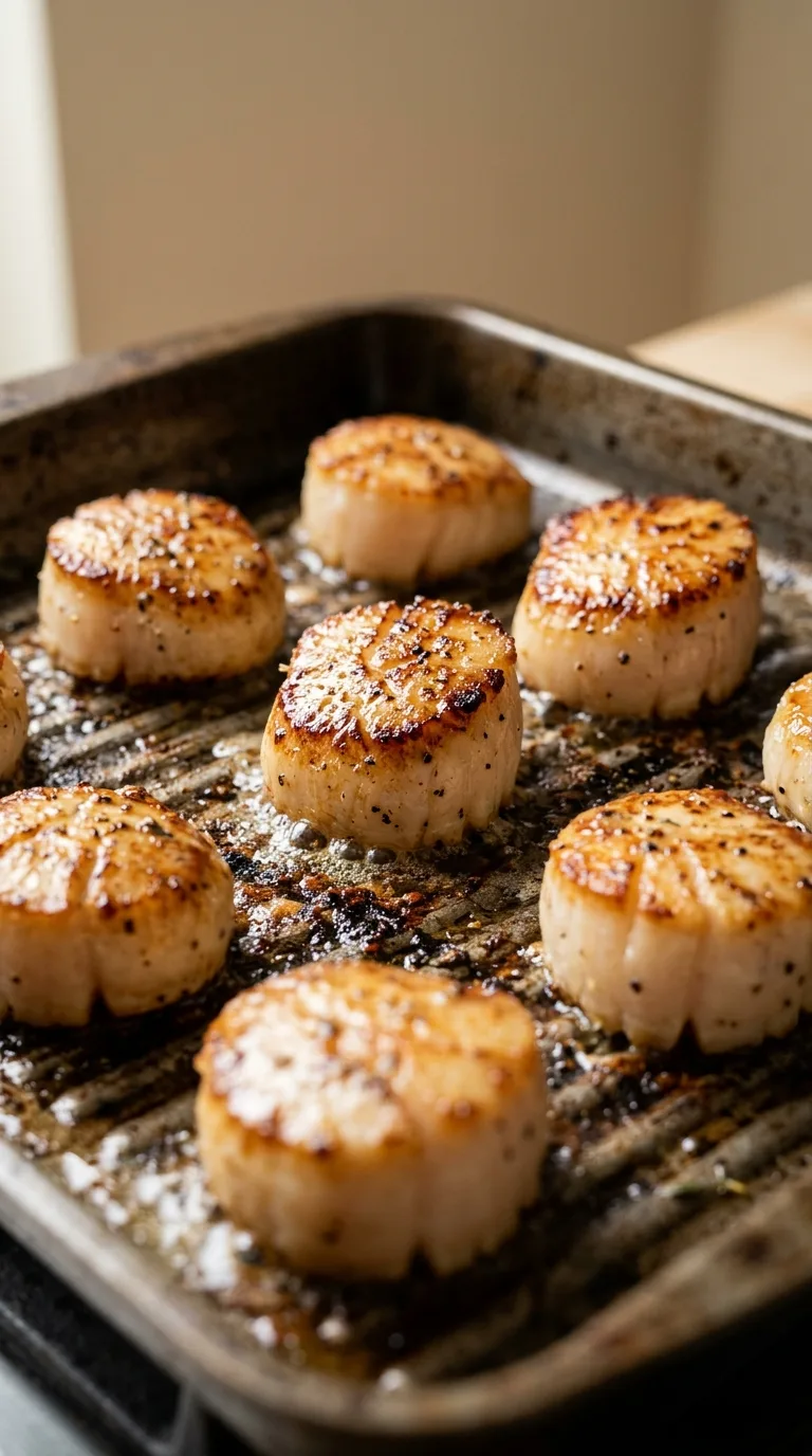 Savoury Broiled Scallops: Garlic-Lemon Butter Seafood – step 6: Check the doneness