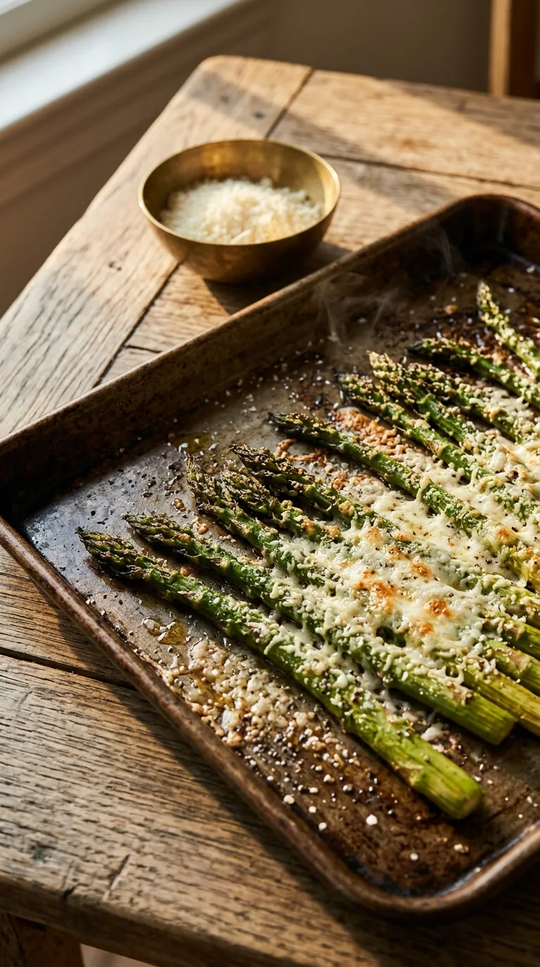 Broiled Asparagus: Lemon and Parmesan Side – step 6: Add the Cheese
