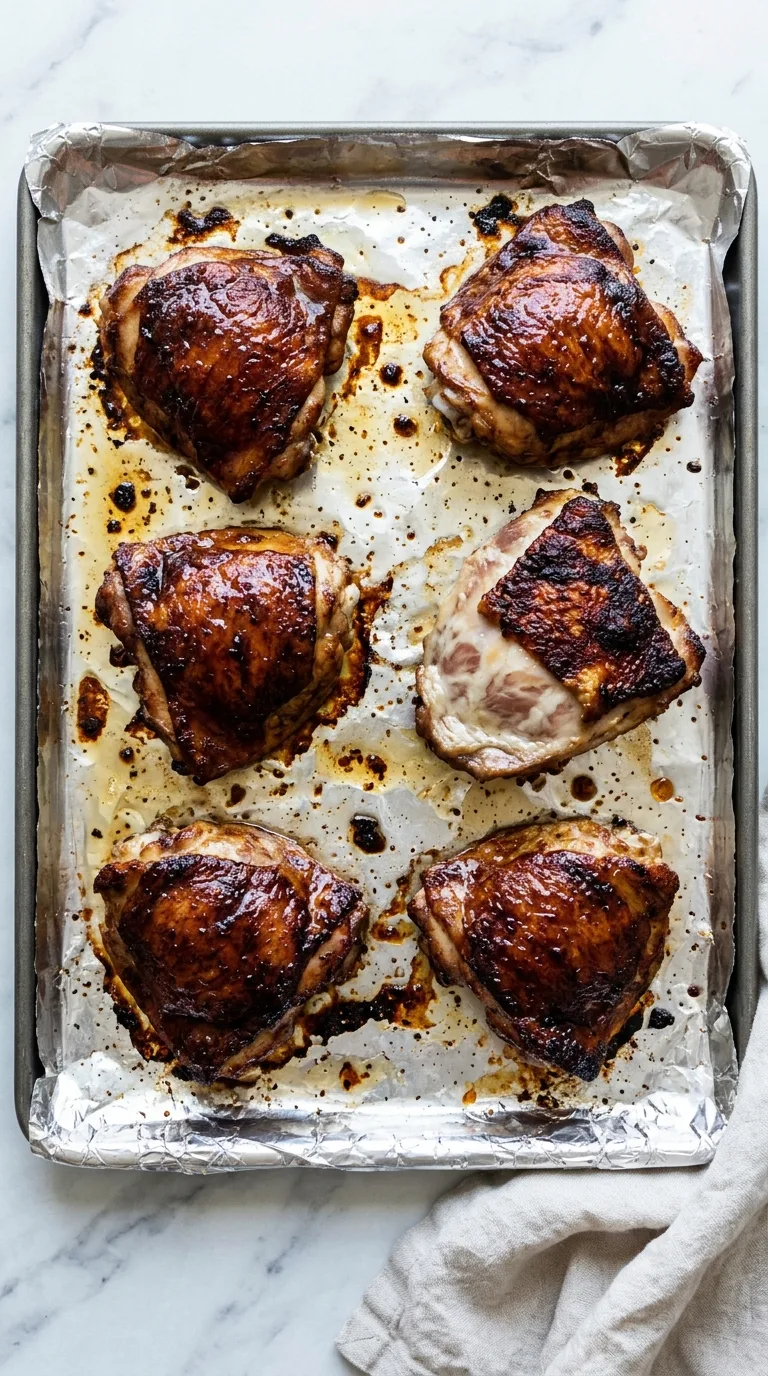 Broiled Chicken Thighs: Garlic-Lemon Poultry – step 6: Flip and finish