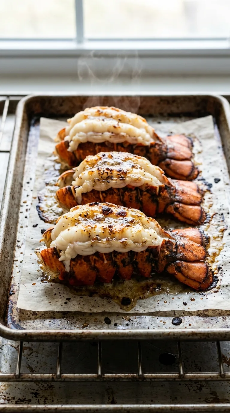 Broiled Lobster Tails: Butter-Garlic Seafood – step 5: Broil the seafood
