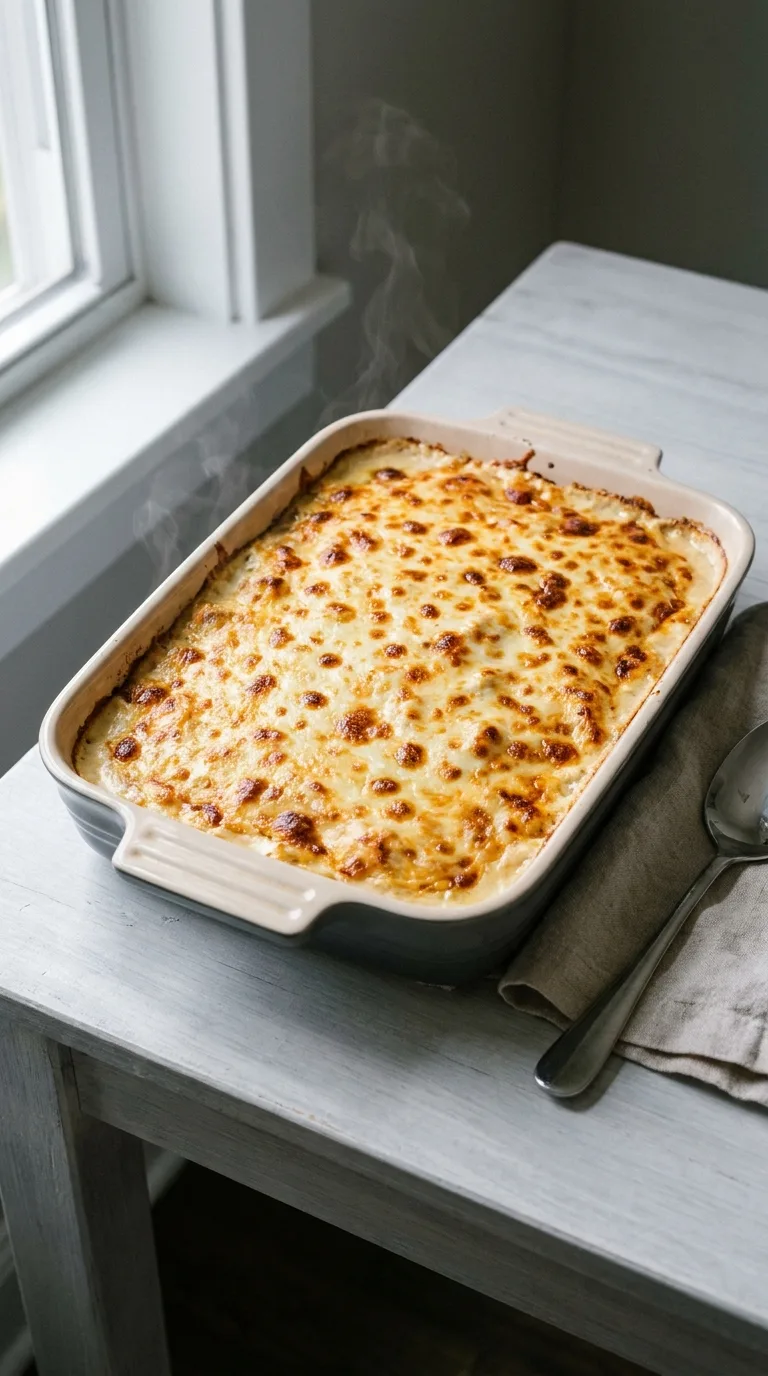 Chicken Alfredo: Creamy Halal Fettuccine Bake – step 7: Bake the pasta
