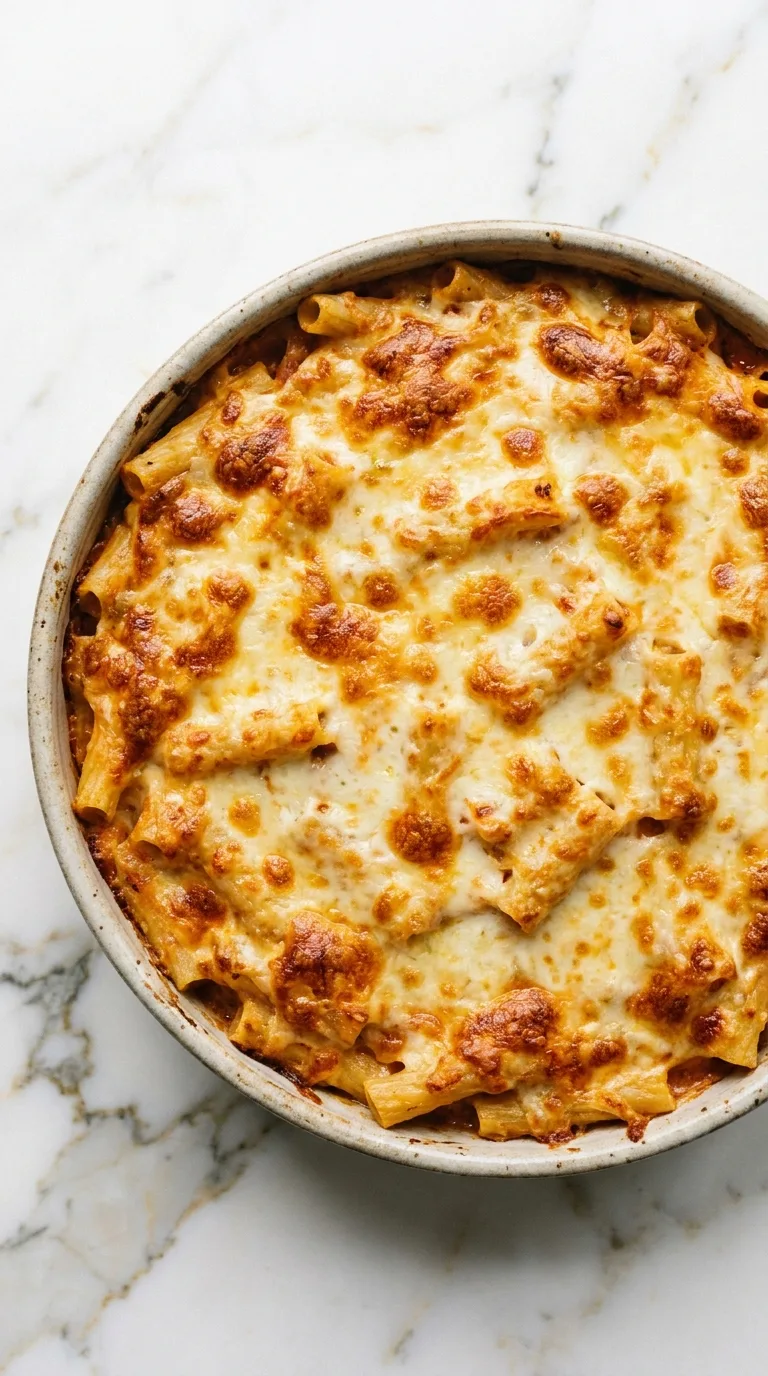Chicken Alfredo Ziti: Baked Italian Pasta Bake – step 6: Bake the ziti