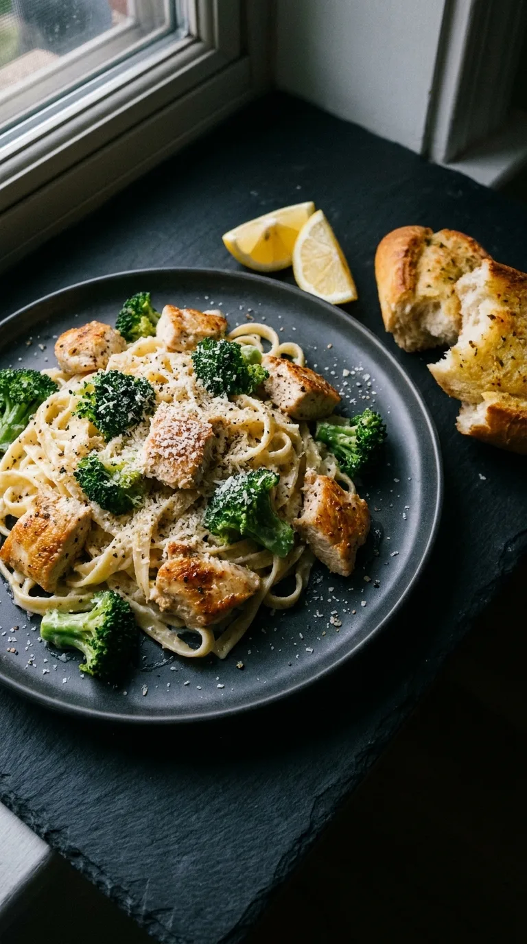 Chicken Alfredo with Broccoli: Creamy Italian Pasta – step 7: Season and serve