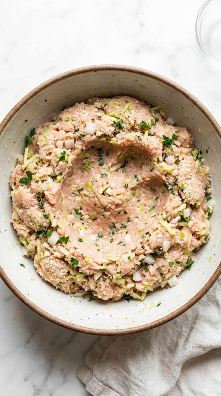 Chicken and Apple Nuggets: Savoury Poultry Bites – step 2: Mix the base
