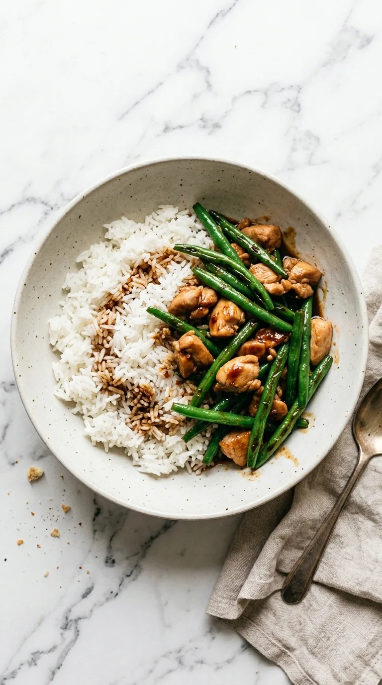 Thai Chicken and Green Beans: Savoury Stir-Fry – step 8: Plate and serve