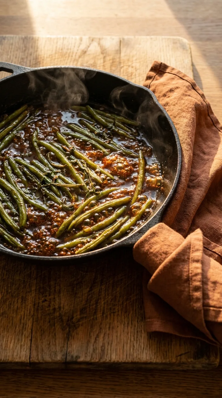 Keto Chicken and Green Beans: Low-Carb Sesame-Soy Stir-Fry – step 6: Simmer and serve