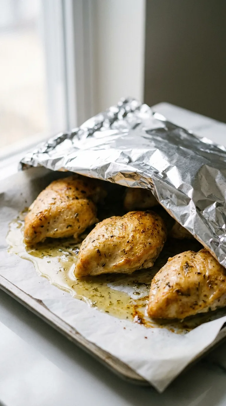 Yogurt Chicken Breast: Middle Eastern Baked Chicken – step 6: Rest the meat