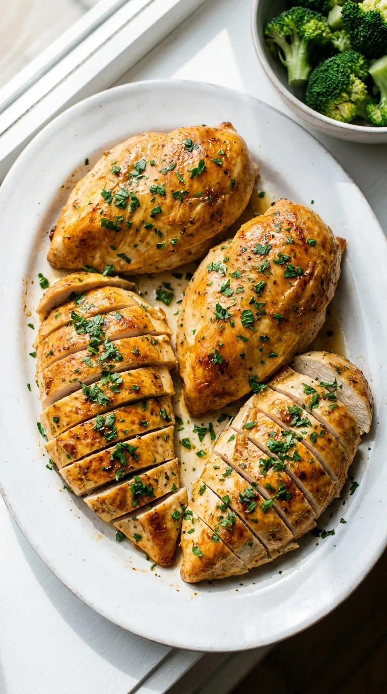 Yogurt Chicken Breast: Middle Eastern Baked Chicken – step 7: Garnish and serve