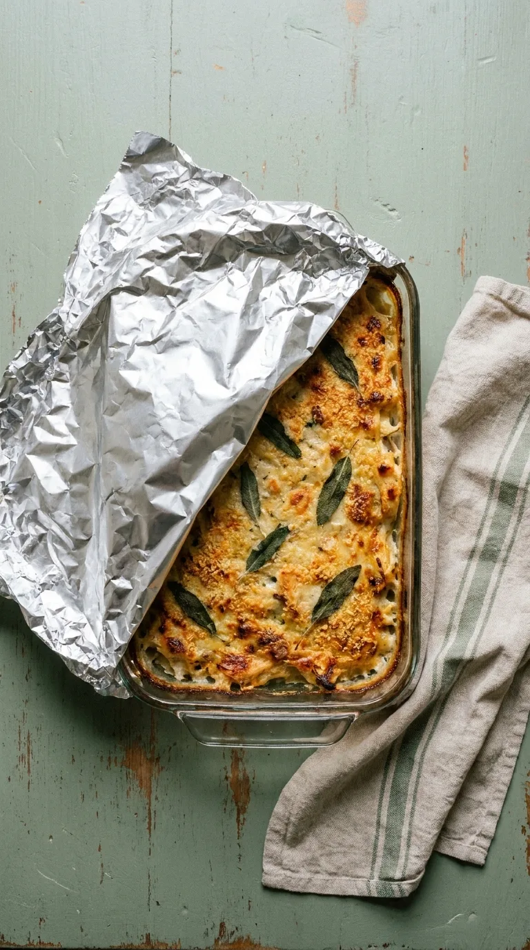 Chicken Casserole with Ritz Crackers: Savoury Creamy Bake – step 8: Rest before serving