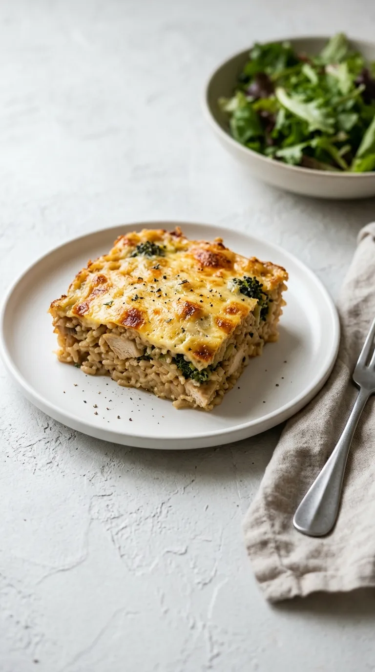 Healthy Chicken Casserole: Brown Rice and Broccoli Bake – step 6: Bake the casserole