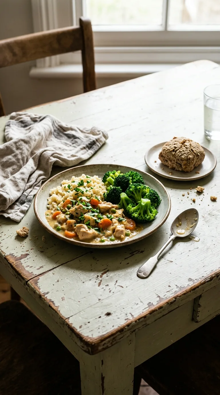 Gluten Free Chicken Casserole: Coconut Milk Chicken and Rice – step 8: Garnish and serve