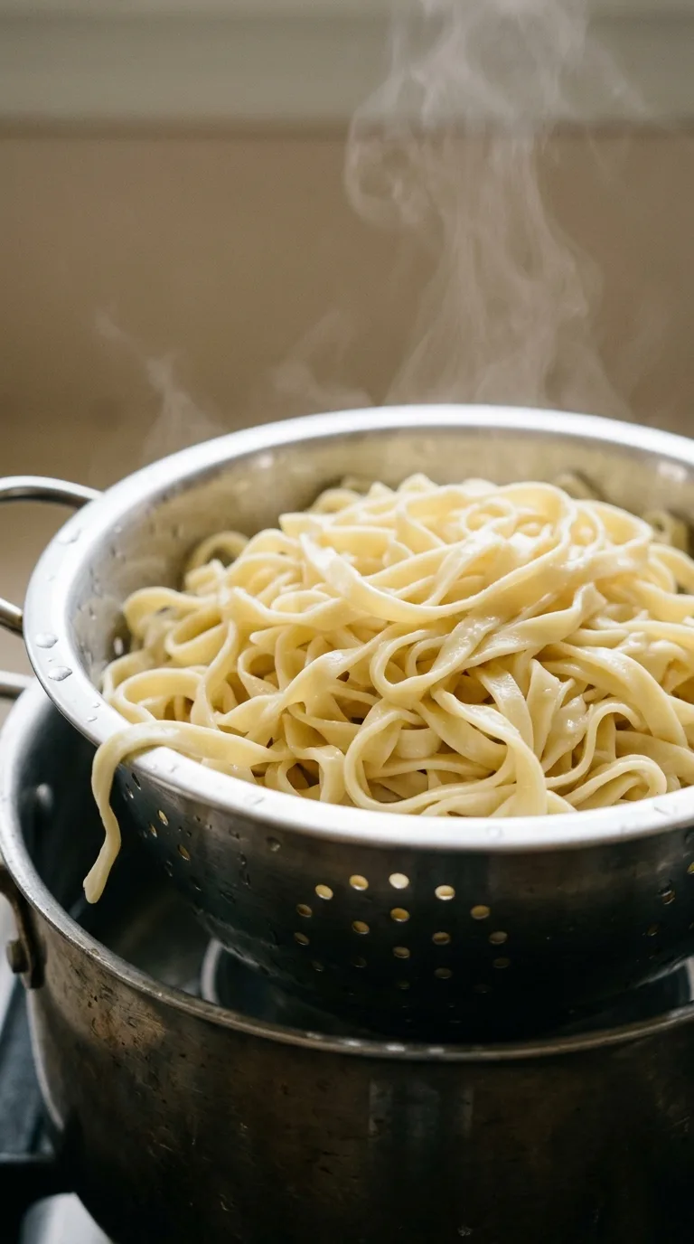 Chicken Casserole with Noodles: American Creamy Bake – step 2: Cook the noodles