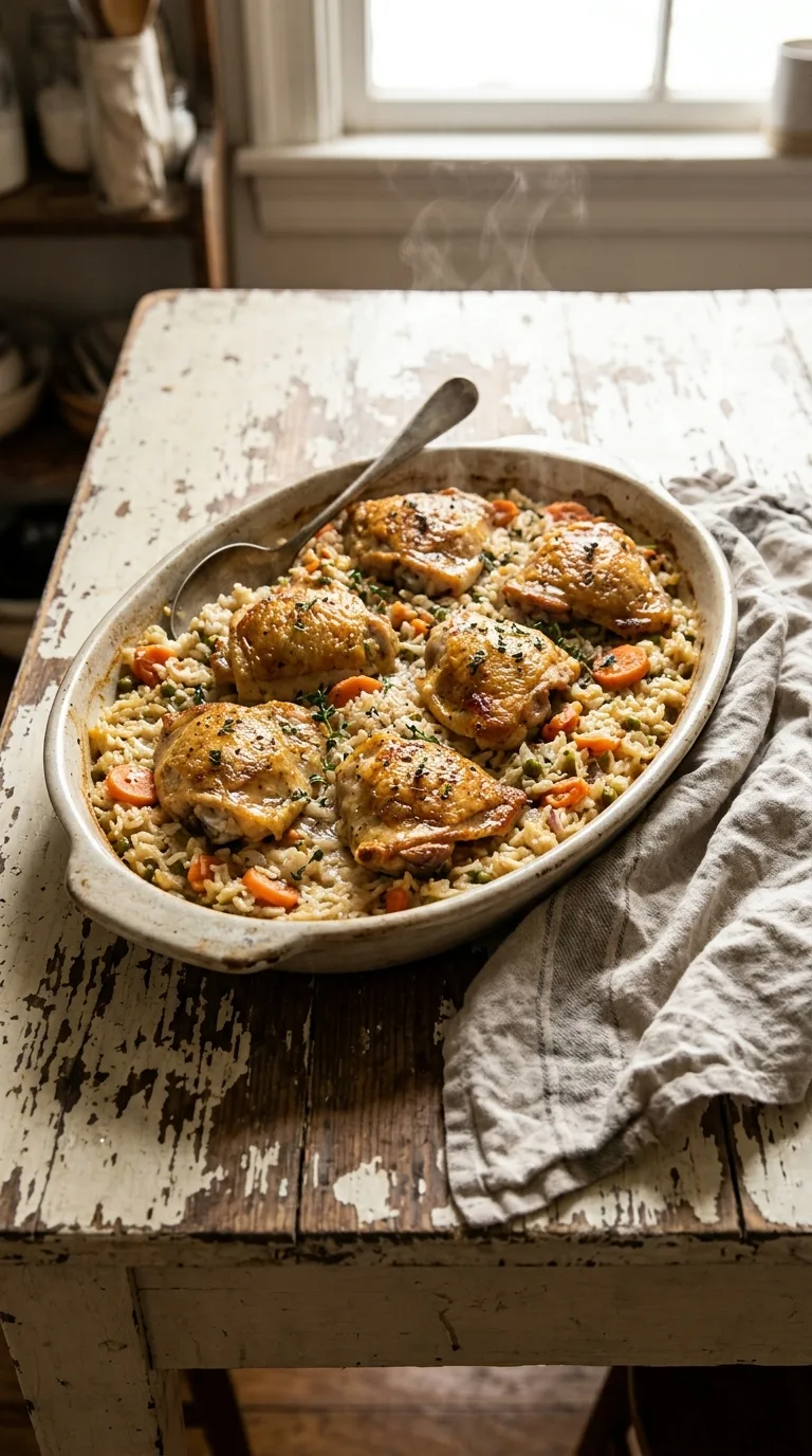 Gluten Free Chicken Casserole: Coconut Milk Chicken and Rice – step 7: Rest the dish