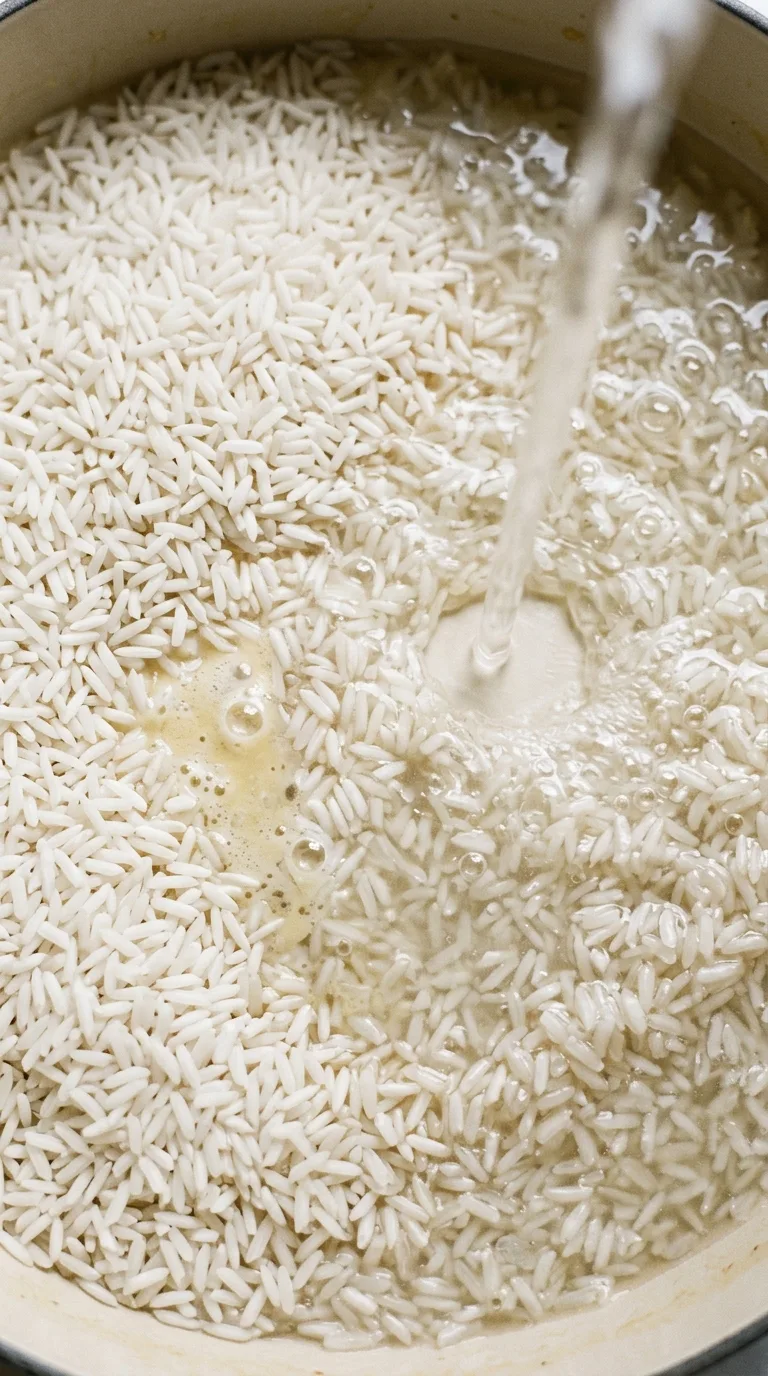 Chicken Casserole: Creamy Slow-Cooked Rice Dish – step 4: Add the rice