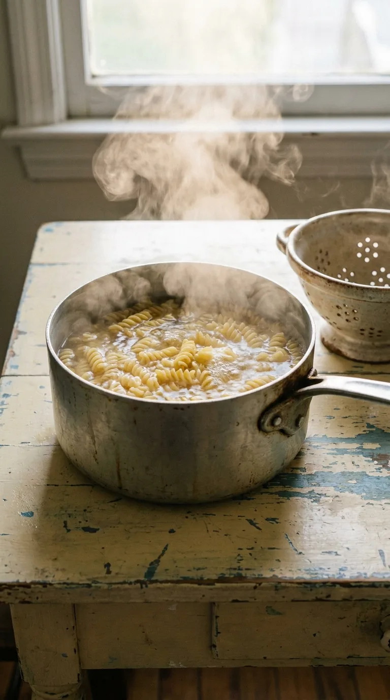 Chicken Pasta with Broccoli: Creamy Italian Style – step 1: Cook the pasta