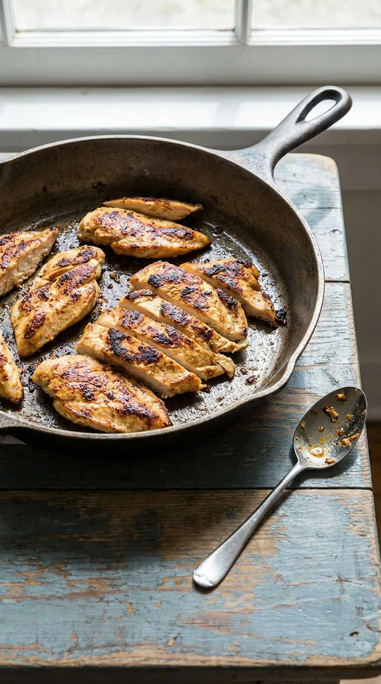 Chicken Pasta with Broccoli: Creamy Italian Style – step 2: Sear the chicken