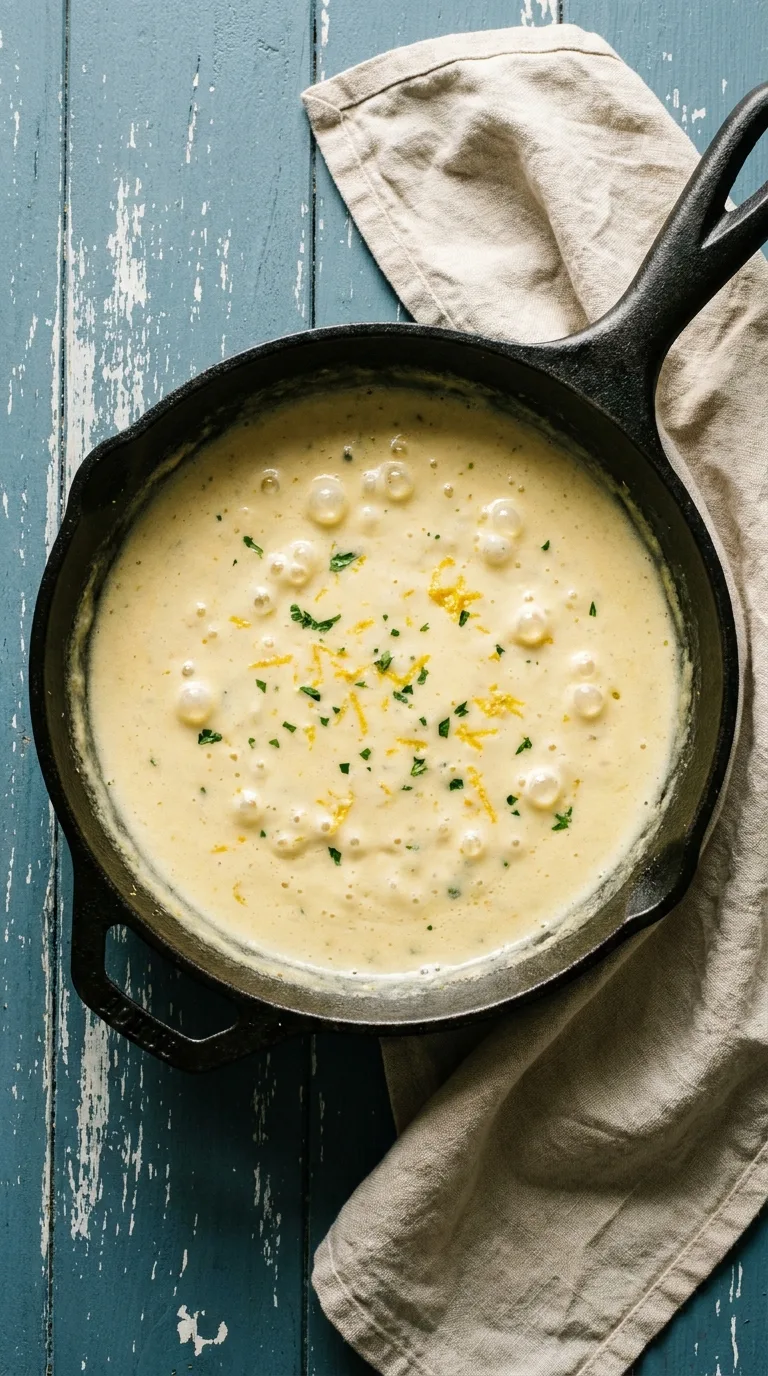 Chicken Pasta with Broccoli: Creamy Italian Style – step 5: Thicken the sauce