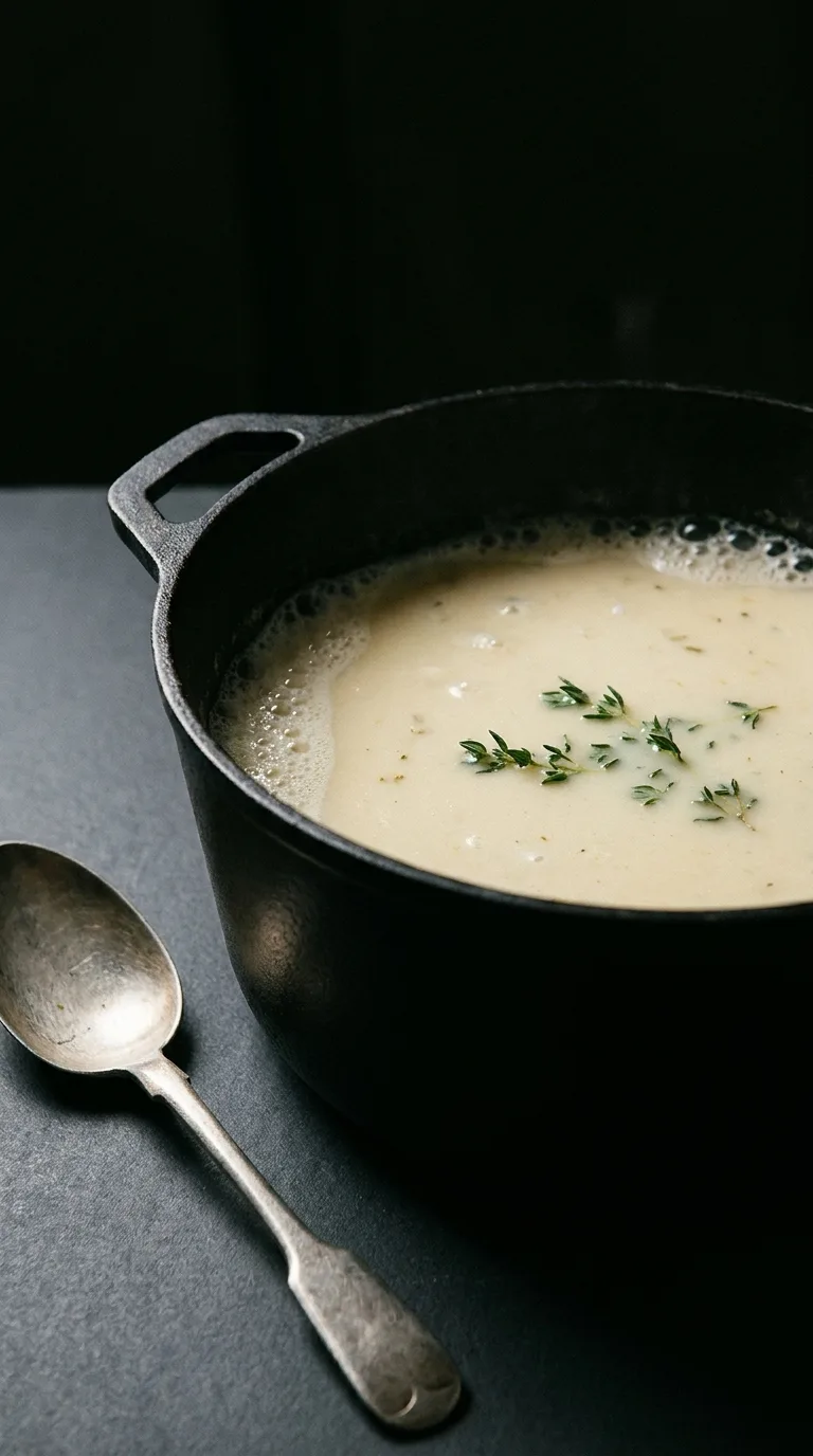 Chicken Soup Olive Garden Classic: Creamy Gnocchi Soup – step 4: Simmer the cream