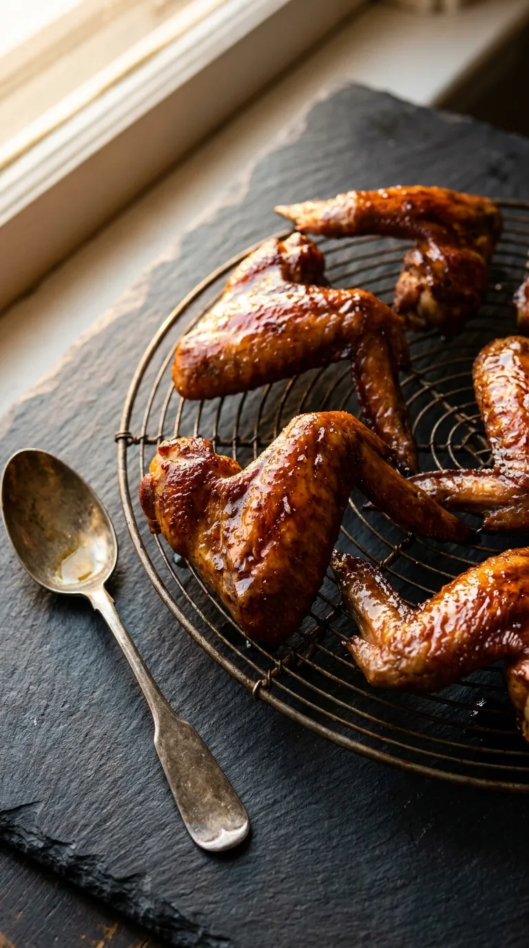 Jerk Chicken Wings: Spicy Caribbean Appetiser – step 8: Glaze and rest