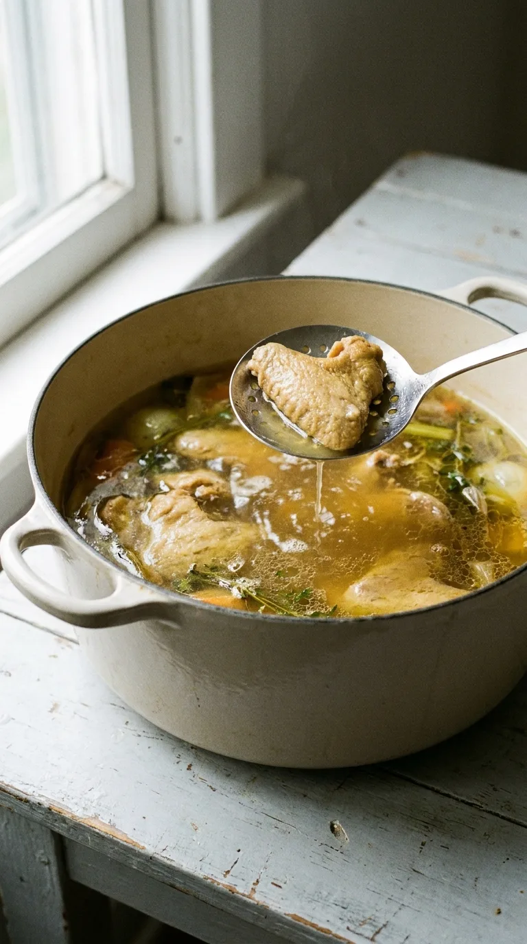 Vegan Chicken Wings: Crispy Plant-Based Appetizer – step 5: Simmer the seitan