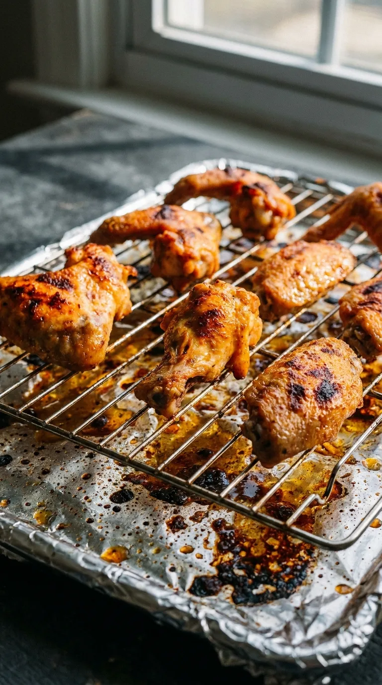 Jerk Chicken Wings: Spicy Caribbean Appetiser – step 6: Bake and flip