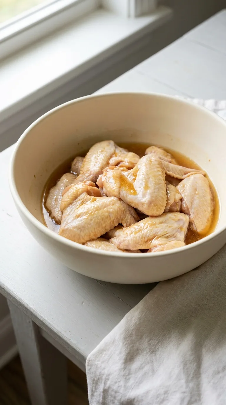 Sprite Chicken Wings: Halal Glazed Poultry – step 1: Season the wings
