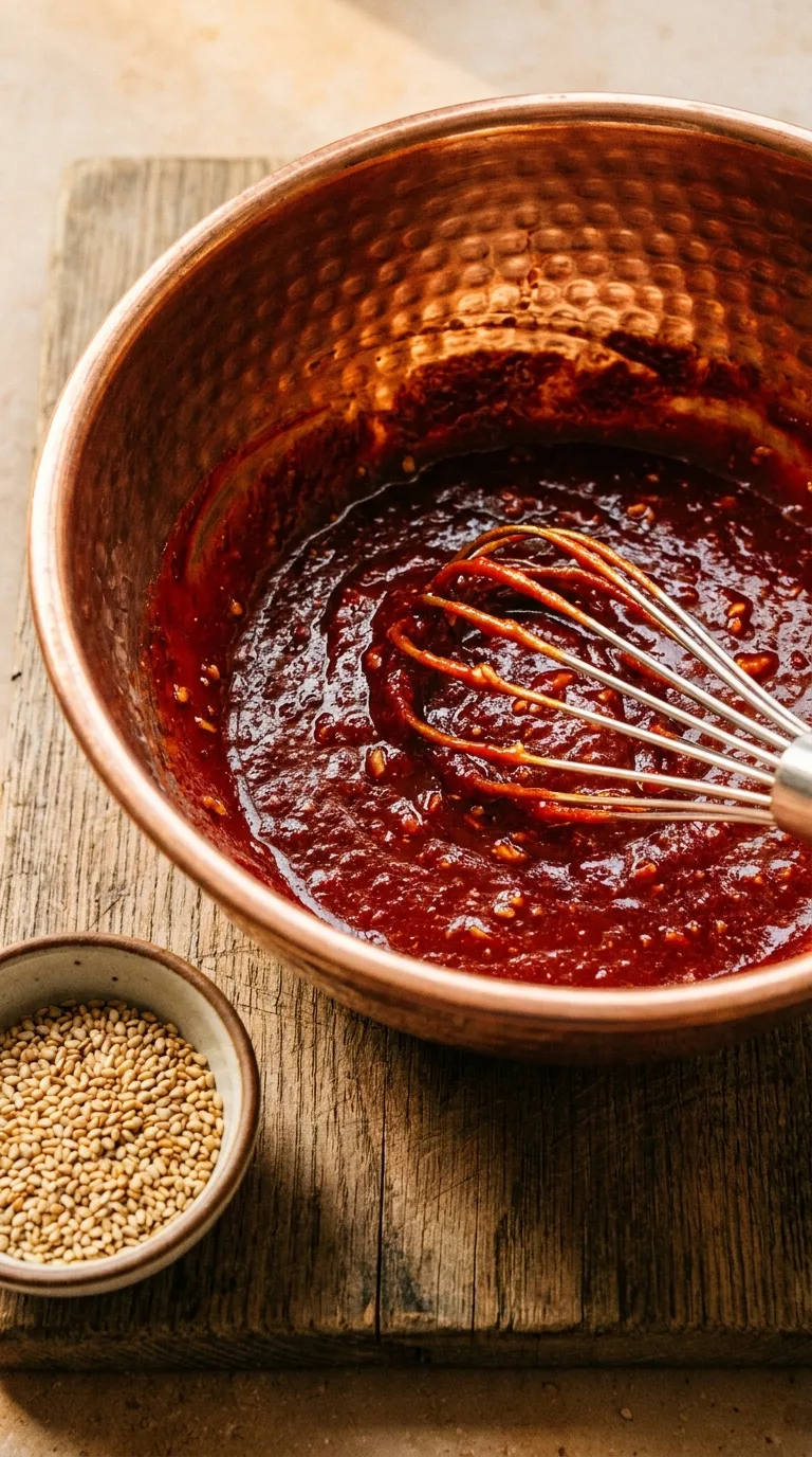 Gochujang Chicken Wings: Spicy Korean Glazed Wings – step 4: Whisk the sauce