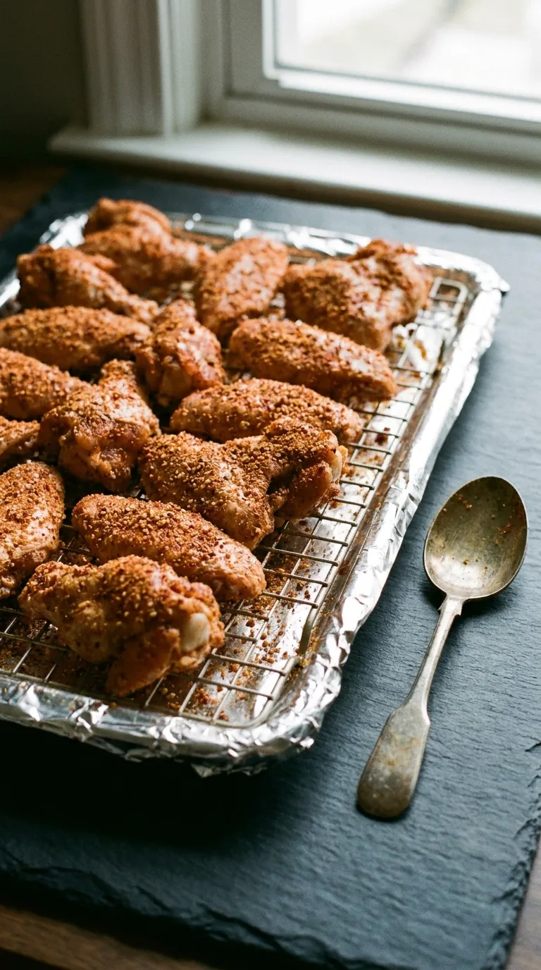 Jerk Chicken Wings: Spicy Caribbean Appetiser – step 5: Temper and arrange