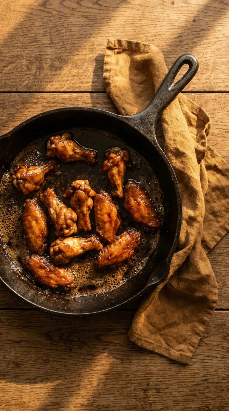 Coke-Glazed Chicken Wings: Sticky American Appetiser – step 5: Reduce the glaze