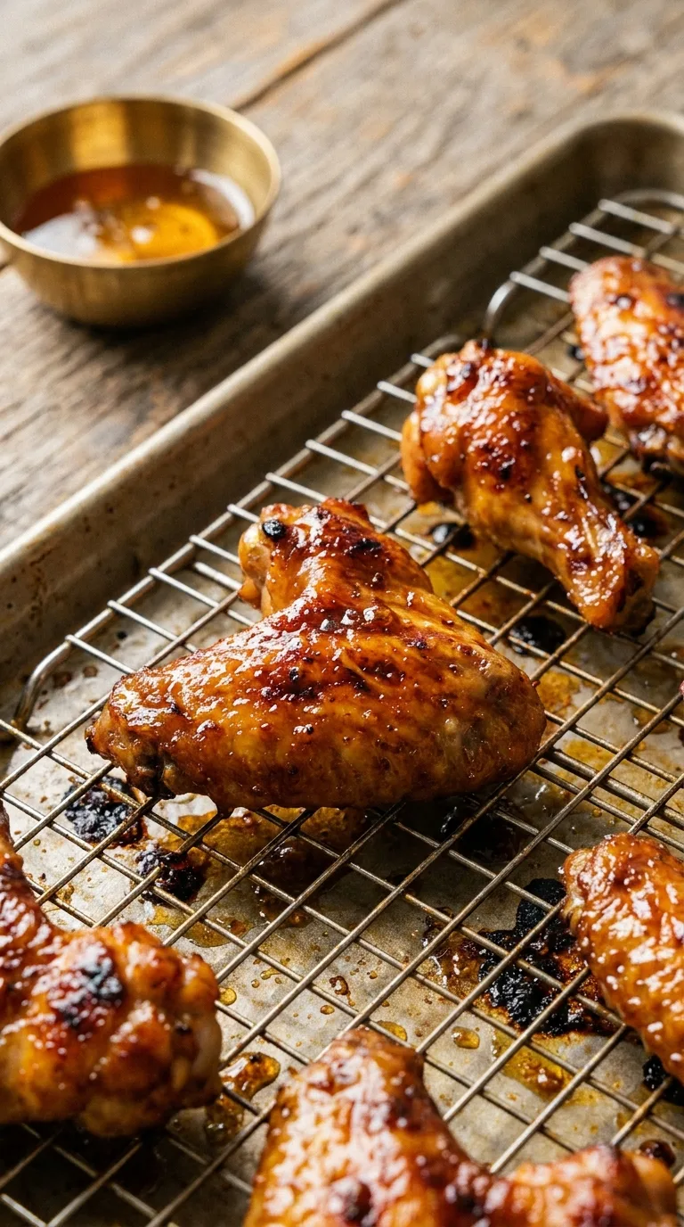 Honey Mustard Chicken Wings: Crispy Baked Poultry – step 7: Final rest