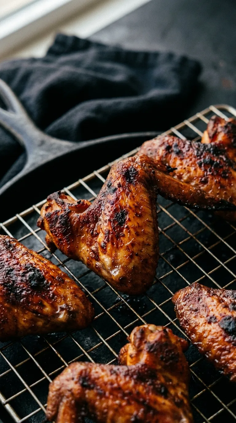 Jerk Chicken Wings: Spicy Caribbean Appetiser – step 7: Crisp the skin