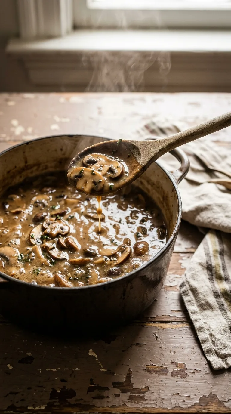 Creamy Mushroom Soup: French Vegetable Starter – step 4: Balance the acidity