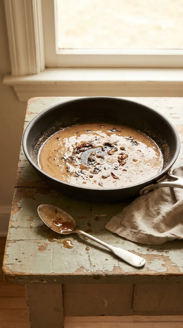 Creamy Mushroom Chicken: American Skillet Dinner – step 5: Deglaze the pan