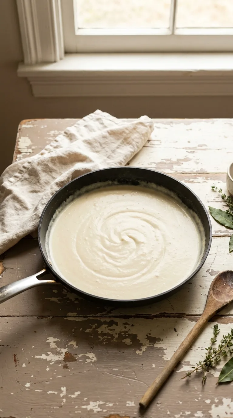 Creamy Mushroom Chicken: American Skillet Dinner – step 6: Thicken the sauce