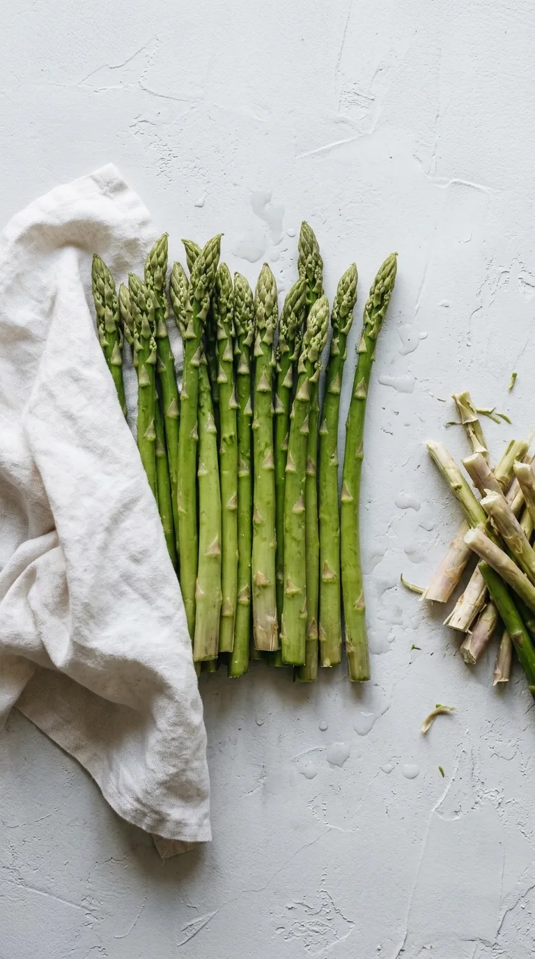 Oven Baked Asparagus: Mediterranean Roasted Side – step 2: Trim the asparagus